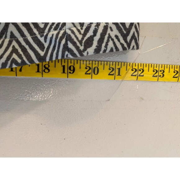 Vintage Cabi Zig-Zag Pattern Open Front Long Jacket Medium - Picture 7 of 7